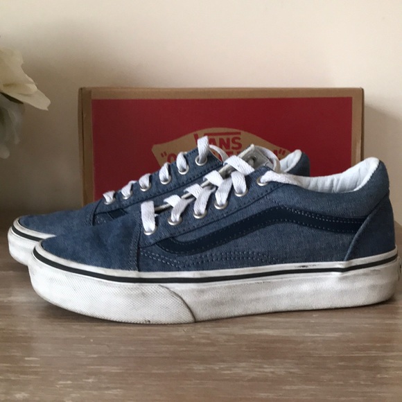 VANS Old Skool Chambray Blue - Picture 2 of 8